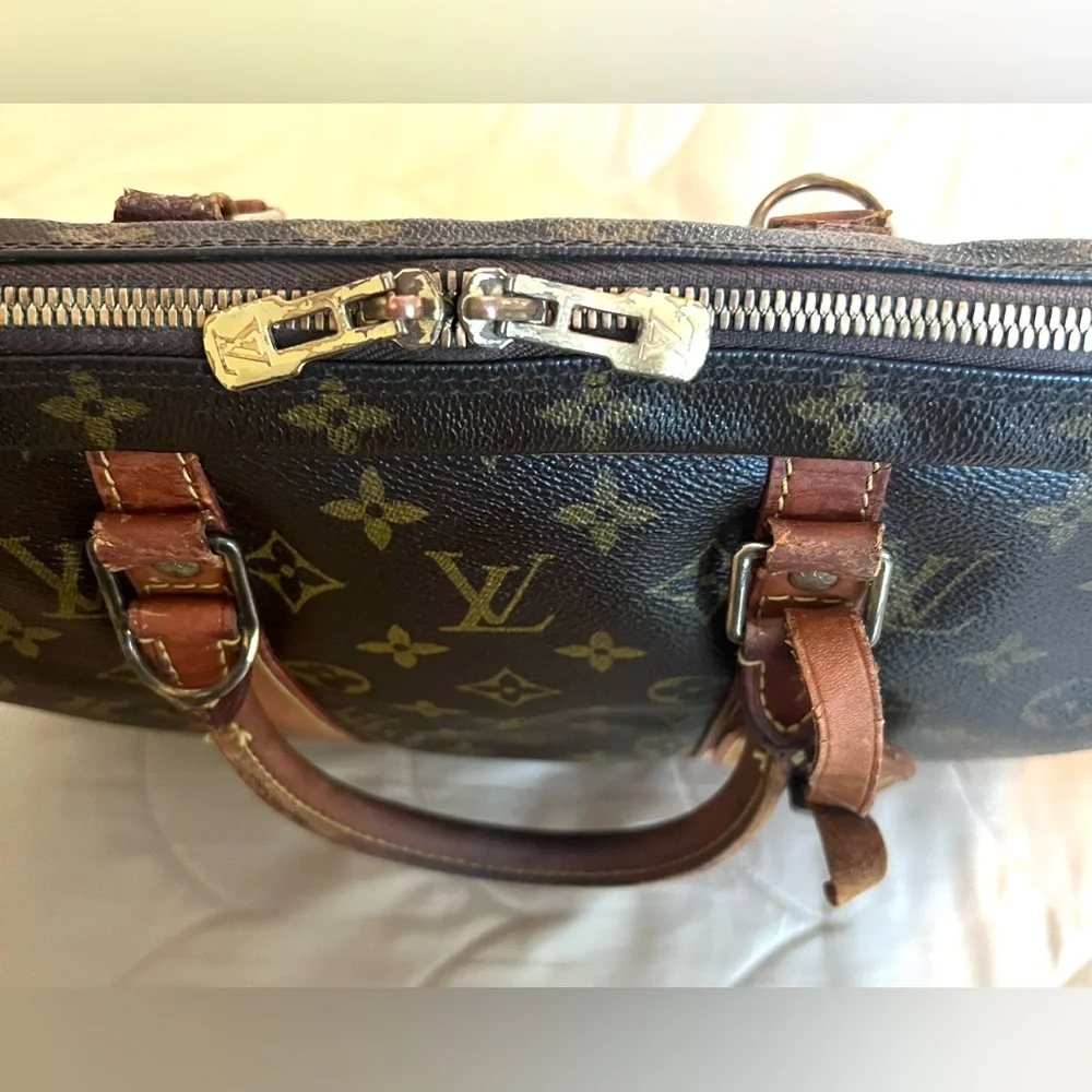 Louis Vuitton Porte Documents Voyage Monogram Briefcase Authentic - Picture 10 of 16